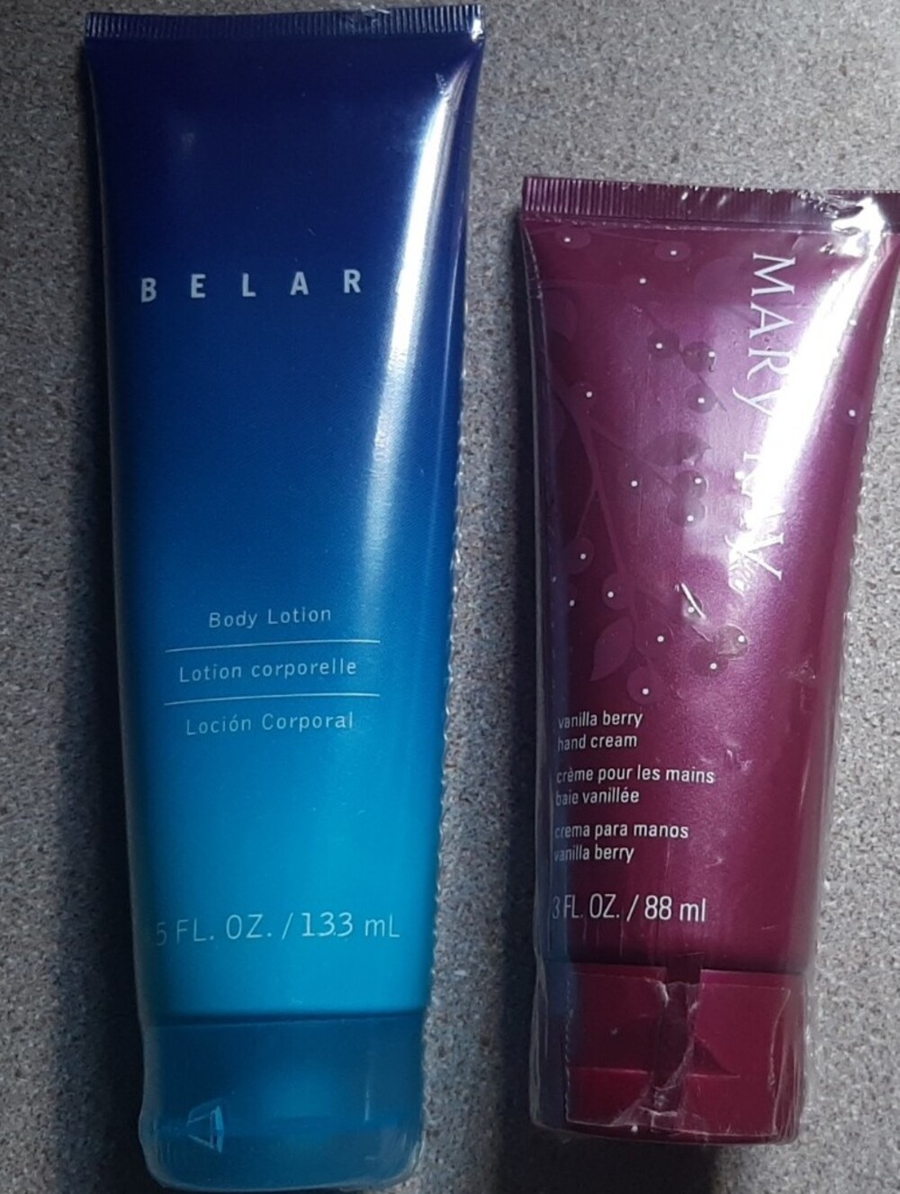 2 Lot of Mary Kay Belara Body Lotion and Wild Berry Hand Cream
